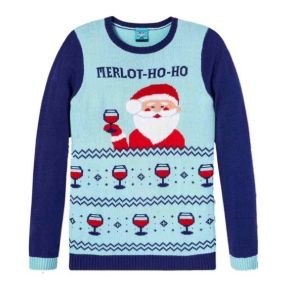 norther pole Sweaters - NWOT Merlot Ho Ho Ho Christmas Sweater S